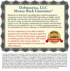 Debtmerica Fee Guarantee